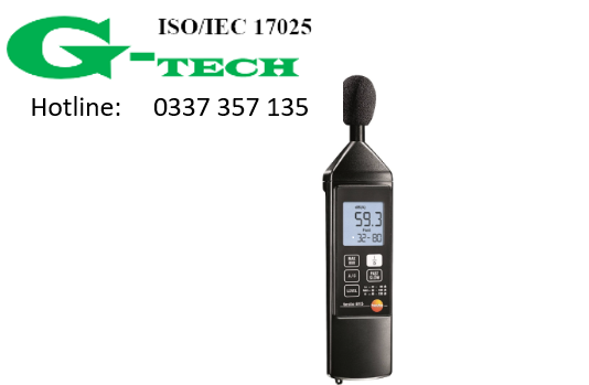 MÁY ĐO ĐỘ ỒN TESTO 815  . HIỆU CHUẨN G-TECH