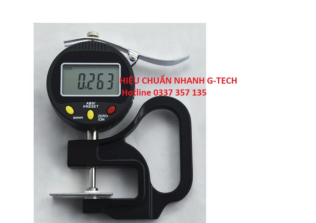 Hiệu chuẩn thiết bị THICKNESS TESTER. Dịch vụ nhanh, hỗ trợ 24/7
