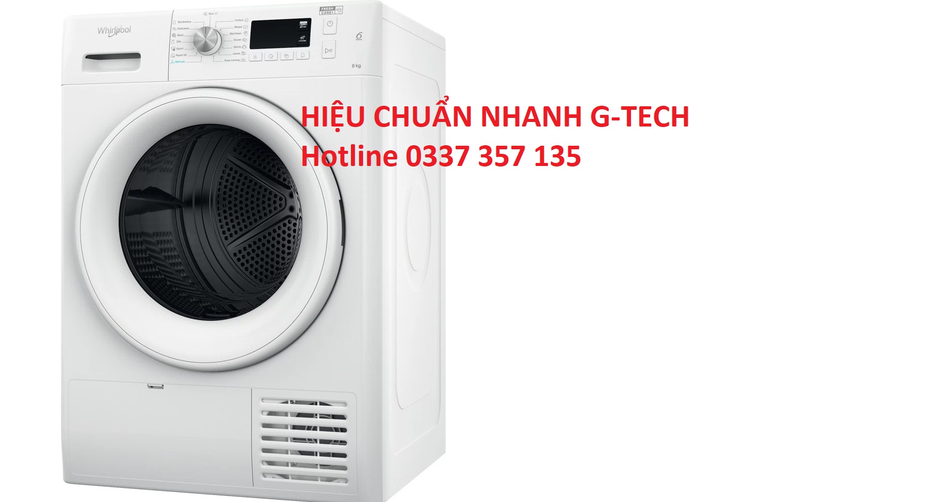 Hiệu chuẩn thiết bị Whirlpool tumble dryer dịch vụ chính xác-nhanh chóng-hiệu quả 