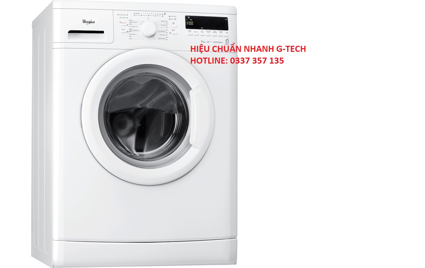 Hiệu chuẩn thiết bị  Whirlpool washing machine. Dịch vụ nhanh chóng, hiệu quả, uy tín