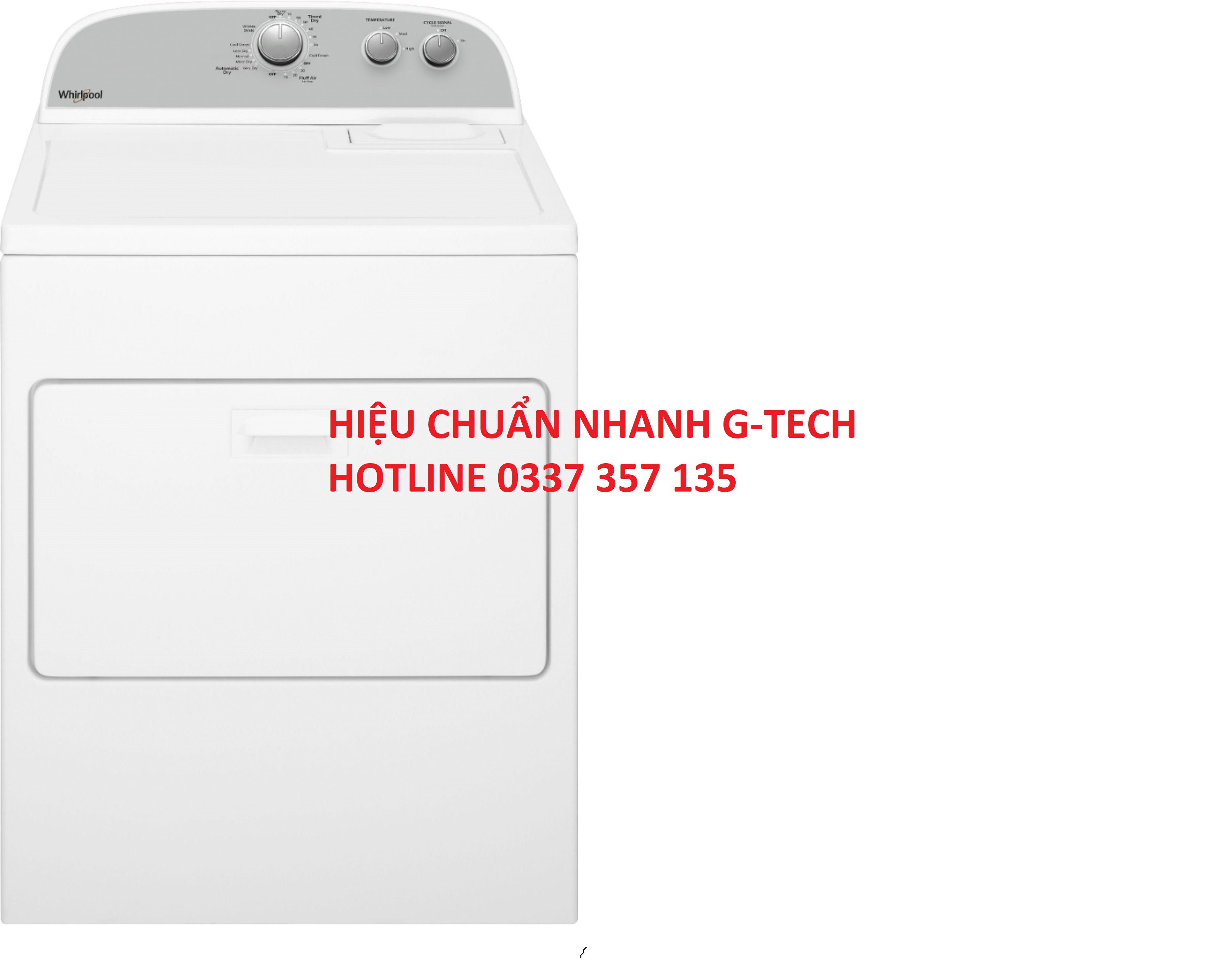 Hiệu chuẩn thiết bị máy sấy quần áo Dryer whirlpool dịch vụ uy tín, an toàn, hiệu quả 