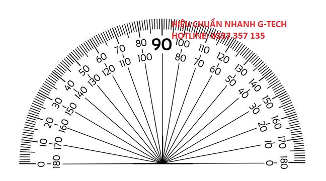 Hiệu chuẩn thiết bị Thước đo độ Protractor rular. Dịch vụ nhanh chóng, hỗ trợ khách hàng 247 