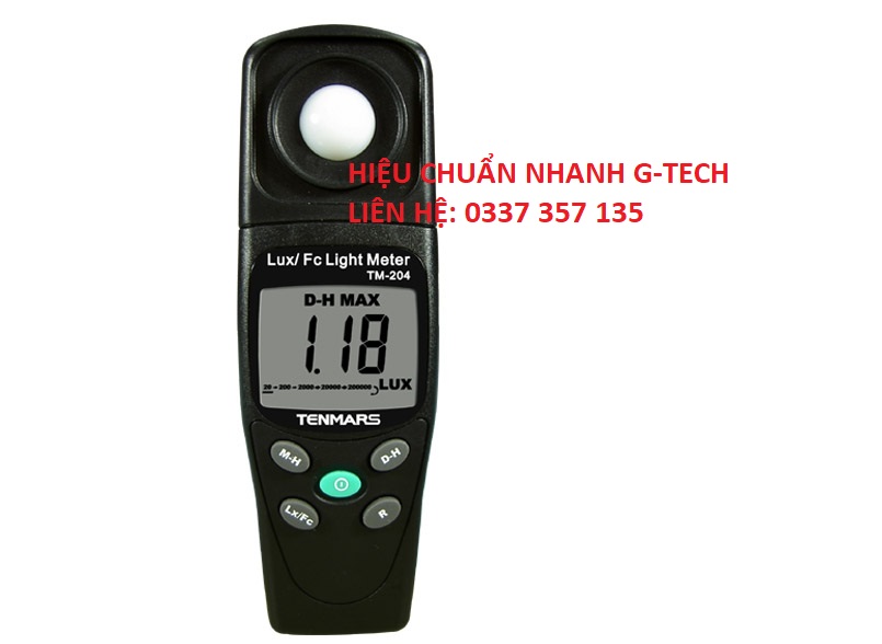 Hiệu chuẩn thiết bị Thiết bị đo cường độ ánh sáng/Light Meter. Dịch vụ hỗ trợ an toàn,  chuyên nghiệp tại Bình Dương