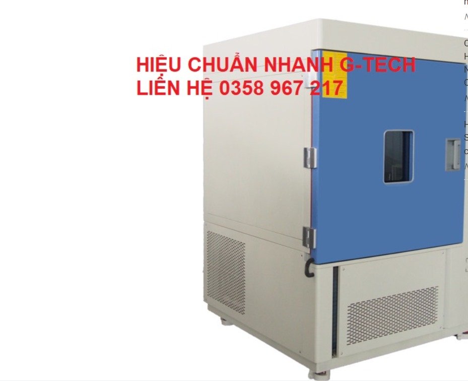 Hiệu chuẩn Máy thử bền màu thời tiết Colourfastness to light & Weathering. Dịch vụ nhanh, uy tín tại Bình Phước