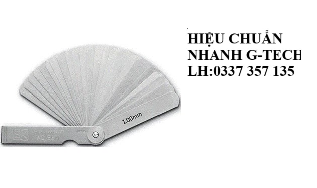 Hiệu chuẩn Thước căn lá/ Feeler gage. Dịch vụ hỗ trợ chuyên nghiệp, nhanh chóng tại Bình Thuận